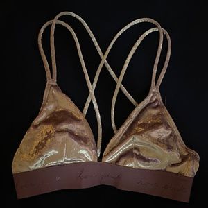 NWT Victoria's Secret PINK velvet pink bralette